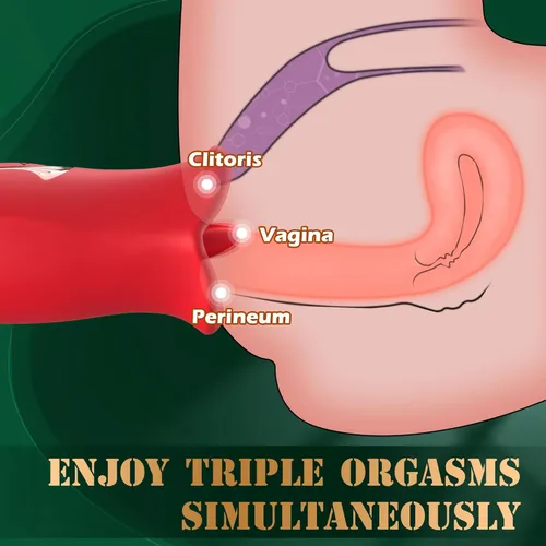 Miniatura 5 de Juguetes Sexuales para Adultos Vibrador, Juguete Rosa, Estimulador Sexual Rosa para Mujeres con 10 Modos de Vibración y 10 Modos de Beso Francés