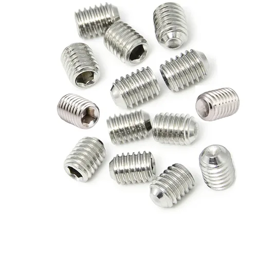 Miniatura 8 de Juego de tornillos de acero inoxidable M3 x 0.315 in, tornillos hexagonales, cabeza plana, tornillos hexagonales, tornillos sin cabeza, plateado