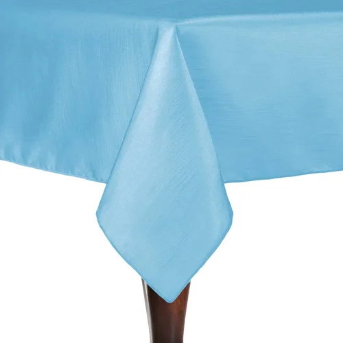 Miniatura 52 de Ultimate Textile -Paquete de 2 - Mantel rectangular reversible Shantung Satin - Majestic - Mantel rectangular de 60 x 90 pulgadas, color azul