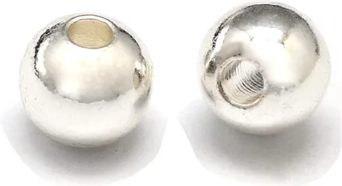 Miniatura 20 de Craftdady 210 cuentas espaciadoras redondas de oro de 18 quilates de 0.079 pulgadas, 0.089 pulgadas, 0.118 pulgadas, 0.118 pulgadas, 0.197 pulgadas