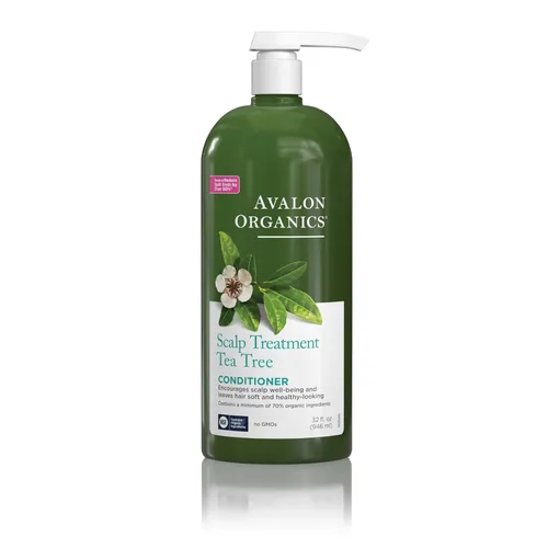 Miniatura 9 de Avalon Organics Tratamiento para el Cuero Cabelludo de Árbol de Té - Acondicionador, Promueve el Bienestar del Cuero Cabelludo y Deja el Cabello