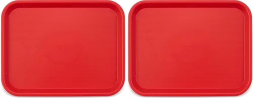 Miniatura 6 de Carlisle Foodservice Products - Bandeja estándar para cafetería o comida rápida, de 10 x 14 pulgadas, color rojo