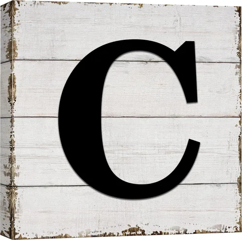 Miniatura 13 de wall26 Lienzo decorativo para pared, letras inglesas, fondo de madera, decoración de pared para el hogar, dormitorio, sala de estar, cuadros