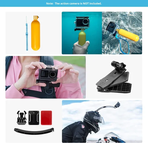 Miniatura 6 de AKASO kit de accesorios para cámara de deportes de acción al aire libre para Gopro Hero Session AKASO EK7000 CAMPARK Go Pro Hero 5 sumergible