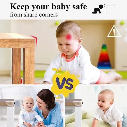 Miniatura 2 de Paquete de 16 protectores de esquina para bebé, protectores de esquina transparentes, protector de esquina de muebles y parachoques de seguridad