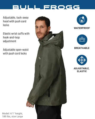 Miniatura 2 de FROGG TOGGS Chaqueta impermeable transpirable Signature Bull Frogg para hombre