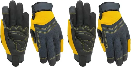 Miniatura 32 de Guantes de jardinería a prueba de espinas y resistentes a pinchazos con agarre, guante de jardín para mujer, regalos de cuero para trabajo en el 1