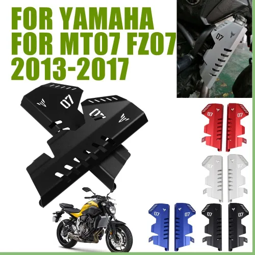 Miniatura 4 de Motocicleta Frente Radiador Rejilla Lateral Cubierta Protector de Parrilla Protector Protector Para Yamaha MT07 MT-07 FZ07 FZ-07 2013 2014 2015 2016