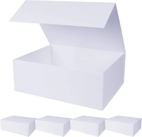 Miniatura 40 de Aimyoo Cajas de regalo magnéticas Galaxy negras con tapas 13.8x9x4.3 pulgadas, caja grande de propuesta para dama de honor y padrino, caja plegable