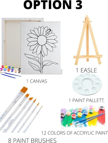 Miniatura 5 de Essenburg Kit de pintura de lienzo predibujado Fiesta de pintura para adolescentes, niños y adultos Actividad nocturna de pareja de bricolaje