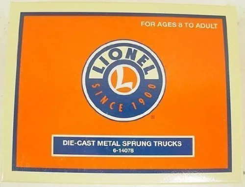 Miniatura 4 de Lionel O Gauge Die Cast Metal Sprung Trucks Paquete de 2 piezas de tren modelo Accesorio