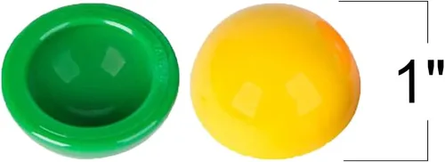 Miniatura 3 de ArtCreativity Mini Poppers de 1 pulgada, paquete a granel de 144, juguetes de media bola emergentes en varios colores, juguetes retro de los años 90