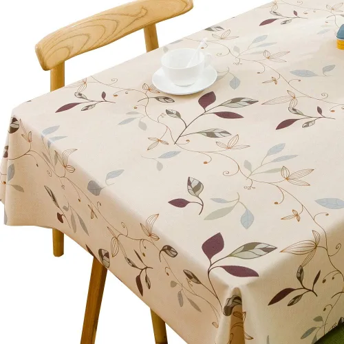 Miniatura 17 de JZY - Mantel de vinil resistente para mesa de cocina o comedor - Mantel de PVC lavable para mesa rectangular Aves-2