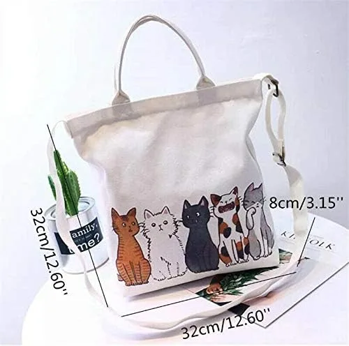 Miniatura 2 de Bolso de mano para mujer, diseño de gatos de la suerte