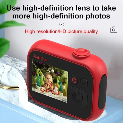 Miniatura 7 de SLuB Cámara para niños, juguetes de cámara para niños, mini cámara digital para niños, cámaras de juguete para niños y niñas, con tarjeta SD 32G