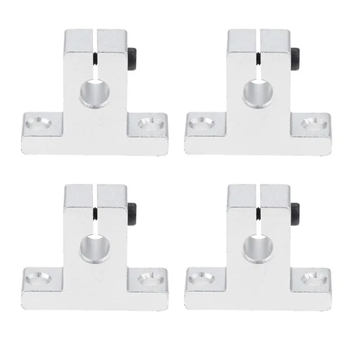 Miniatura 3 de 2 piezas de varillas de movimiento lineal de 8x200mm y husillo de 8mm con rosca y 4 piezas de soporte de varilla SK8 y 4 piezas de SCS8UU y 2 piezas