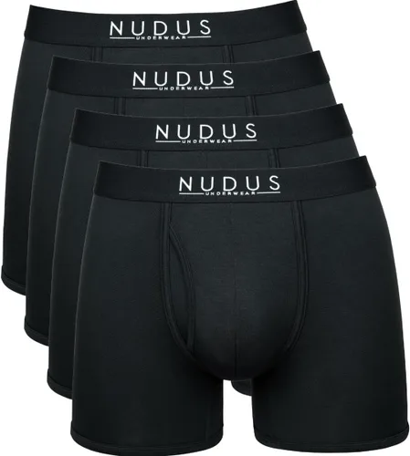 Miniatura 7 de NUDUS Ropa interior de bambú y rayón para hombre, elegante, suave, con bragueta - Juego de 4 en caja de regalo