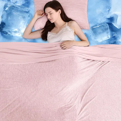 Miniatura 14 de Manta refrescante que te mantiene fresca en el verano caluroso, manta de tamaño individual o bebé de 51 x 67 pulgadas para adultos, niños y bebés