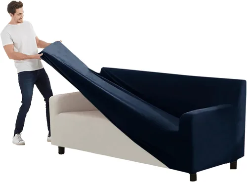 Miniatura 109 de Funda para Sofá de Terciopelo, Fundas Elásticas para Sofá para Funda Principal Separada/Respaldos y Cojines de Asiento, Funda para Sofá, para Fundas