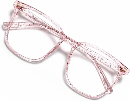 Miniatura 20 de Oversized Square Blue Light Blocking Glasses for Women Men, Anti-Fatigue Computer Monitor Glasses Reduce Eye Strain