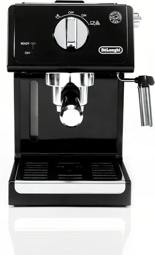 De'Longhi ECP3120 - Máquina de café expreso de 15 bar con sistema avanzado de capuchino, 9.6 x 7.2 x 11.9 pulgadas, negro/acero inoxidable