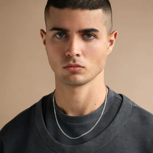 Miniatura 5 de PAVOI Italian Solid 925 Sterling Silver, 22K Gold Plated Chain Necklaces Snake, Square Box, Cable, Super Flex Curb, Miami Cuban and Rope