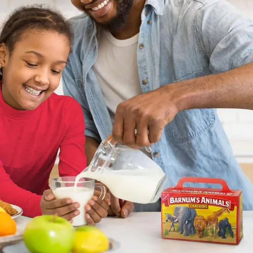 Miniatura 10 de BARNUM'S Galletas Originales de Animales, Aperitivos a Granel para Niños, 12 Cajas de 2.13 oz