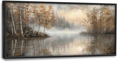 Miniatura 28 de Arte de pared grande de soldado para sala de estar, bandera patriótica de Estados Unidos, decoración en lienzo con marco militar, impresiones