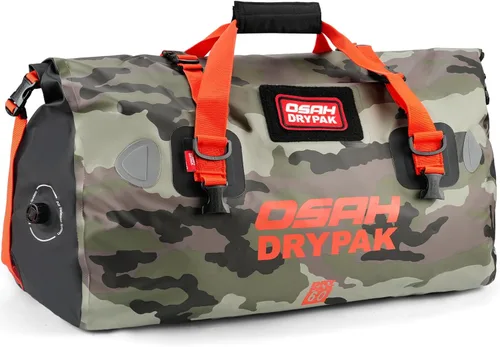 Miniatura 30 de OSAH DRYPAK Bolsa de lona impermeable – Bolsa seca para motocicleta con gran espacio de almacenamiento, bolsas de equipaje impermeables con bolsillo