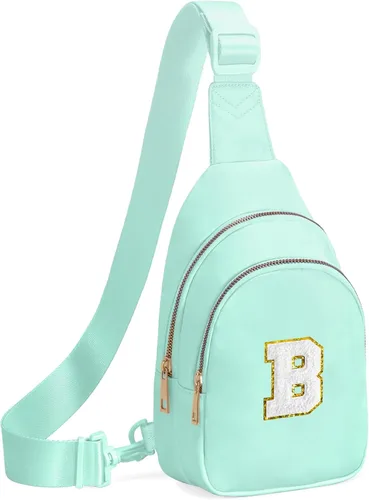 Miniatura 19 de Regalos de cumpleaños Viverte para niñas de 7, 8, 9, 10, 11, 12, 13 años, pequeño bolso cruzado de hombro con inicial, bolso cruzado de hombro
