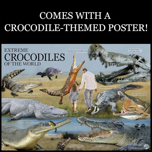 Miniatura 6 de WILD AMBIRONMENTAL SCIENCE Extreme Crocodiles of the World - Para mayores de 6 años - Crea y personaliza modelos y dioramas - Estudia los animales