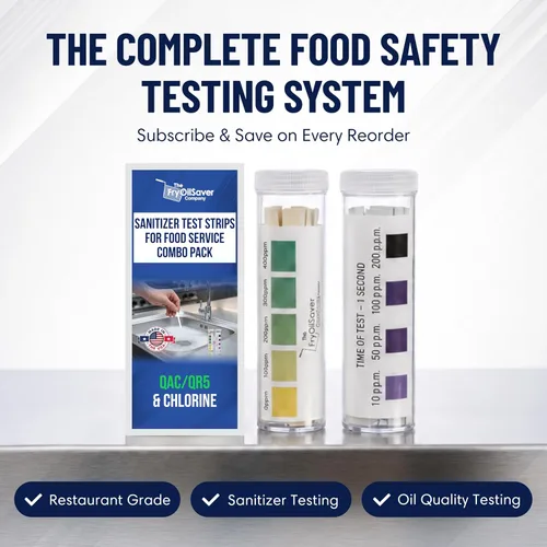 Miniatura 8 de Kit Combinado de Prueba de Desinfectante para Restaurantes, 10 x Frasco de 100 Tiras Cada Uno QR5 Desinfectante Quat 0-400PPM y Tira de Prueba