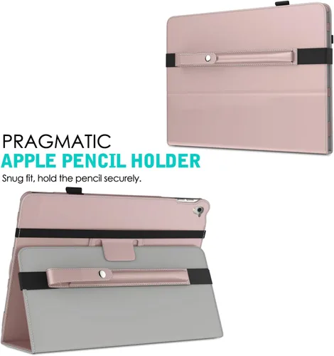 Miniatura 3 de MoKo Soporte para lápiz para Apple Pencil Pro, Apple Pencil de 1ª/2ª generación, iPencil (USB-C), Funda de cuero PU para lápiz de iPad con hebilla