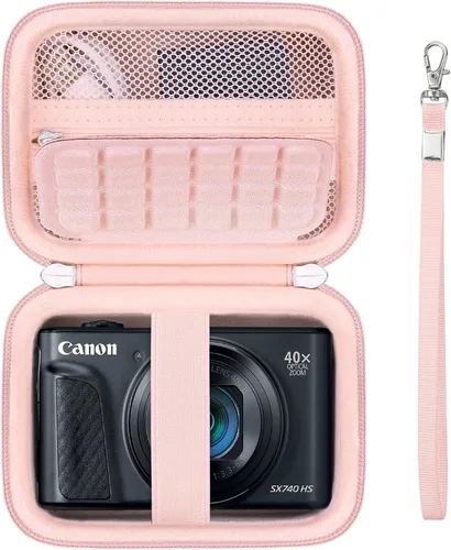 Miniatura 12 de Estuche de transporte rígido para Canon PowerShot SX740 HS/ SX730 HS/ SX720 HS/ SX620 HS/ G7 X Mark III/ G7 X Mark II cámara digital, bolsa de viaje