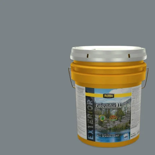 Miniatura 120 de Rodda Paint CASCADIA XL Pintura e imprimación satinada para exteriores en uno, cuarto de galón, Metropolis Mood