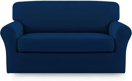 Miniatura 47 de Easy-Going Funda de Sofá Elástica de Microfibra de 2 Piezas – Cubierta de Sofá Suave Ajustada de Spandex, Protector de Muebles Lavable con Parte