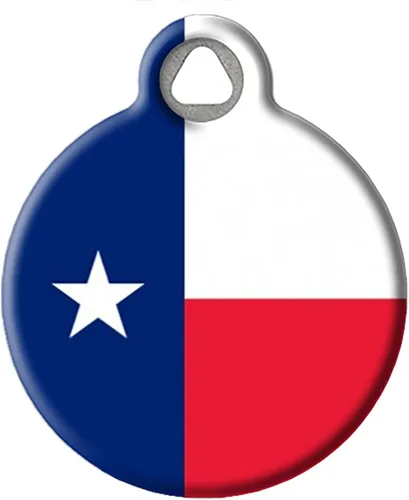 Miniatura 22 de Etiqueta de identificación personalizada de la bandera del estado de Alaska para perros y gatos, etiqueta de identificación de Alaska