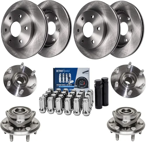 Miniatura 90 de Detroit Axle - Rotores de freno para Ford Mustang 2015 2016 2017 2018 2019 2020 2021 2022 2023 Rotores de freno de disco 2016 2017 2018 2019