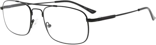 Miniatura 7 de Eyekepper Anteojos de lectura de titanio con memoria para hombre y mujer, puente flexible y lectores de sienes (dorado, +1.25)