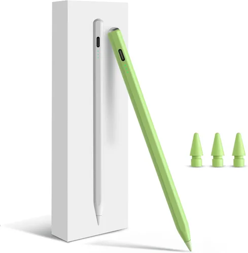 Miniatura 18 de Lápiz para Apple iPad A16 10ª Generación, Lápiz capacitivo de carga rápida para iPad A16/11-6ª gen 2025-2018, Air 11"/13" M3/M2/5ª-3ª, Pro