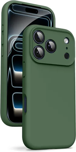 Miniatura 96 de Supdeal Funda de silicona líquida para iPhone 12 Pro Max, [protección de cámara] [antihuellas dactilares] [carga inalámbrica] Funda protectora de 4