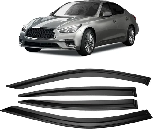 Miniatura 14 de Protectores de lluvia con cinta adhesiva para ventana, viseras para deflector de viento para Honda Civic 2016-2021, 4 piezas - 94682