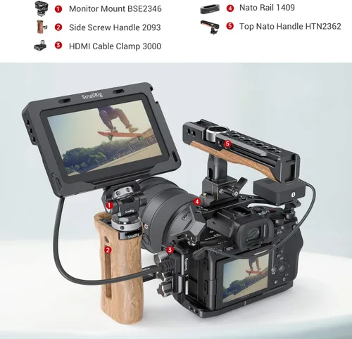 Miniatura 7 de SMALLRIG Armazón para cámara Sony Alpha 7S III / A7S III / A7SIII / A7S3-2999