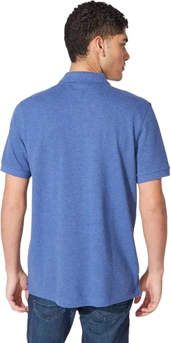 Miniatura 65 de Nautica playera polo clásica de mangas cortas, color sólido, para hombre
