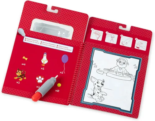 Miniatura 8 de Melissa & Doug PAW Patrol Water Wow! Marshall Water Reveal Travel Book Activity Pad 3+ Regalo para niño o niña