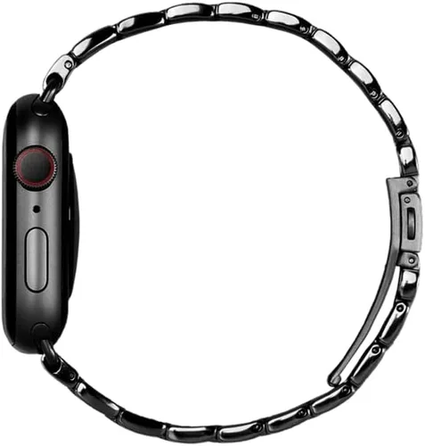 Miniatura 3 de CASETiFY Correa de reloj de eslabones [acero inoxidable de alta calidad] compatible con Apple Watch Series 1-9, SE, Ultra - 1.496 in/1.575 in/1.614