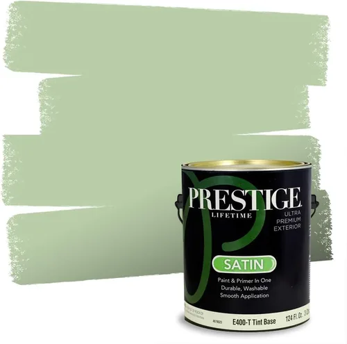 Miniatura 28 de PRESTIGE Pintura exterior e imprimación en uno, aloe, plano, 1 galón