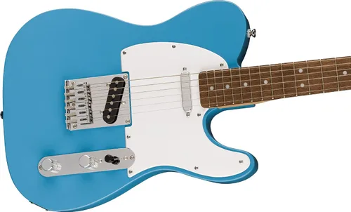 Miniatura 5 de Fender Squier Sonic Telecaster - Paquete California Blue con afinador, correa, púas y DVD de guitarra Austin Bazaar Azul (California Blue)