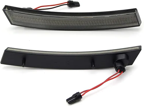 Miniatura 9 de iJDMTOY Kit de luz de marcador frontal LED ámbar con lente ahumada, compatible con Mini Cooper 2002-08 de 1ª generación R50 R52 R53, reemplaza