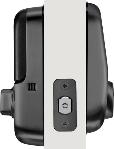 Miniatura 2 de Yale Assure SL - Cerradura de pestillo con Z-Wave, cerradura de puerta de entrada sin llave ante negro con teclado de pantalla táctil electrónica